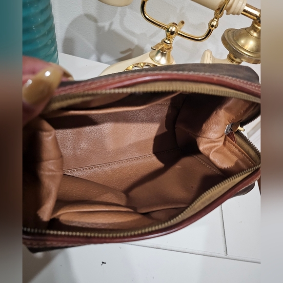 Vintage Celine Macadam Coated Canvas Cosmetic Pouch. - Picture 14 of 17